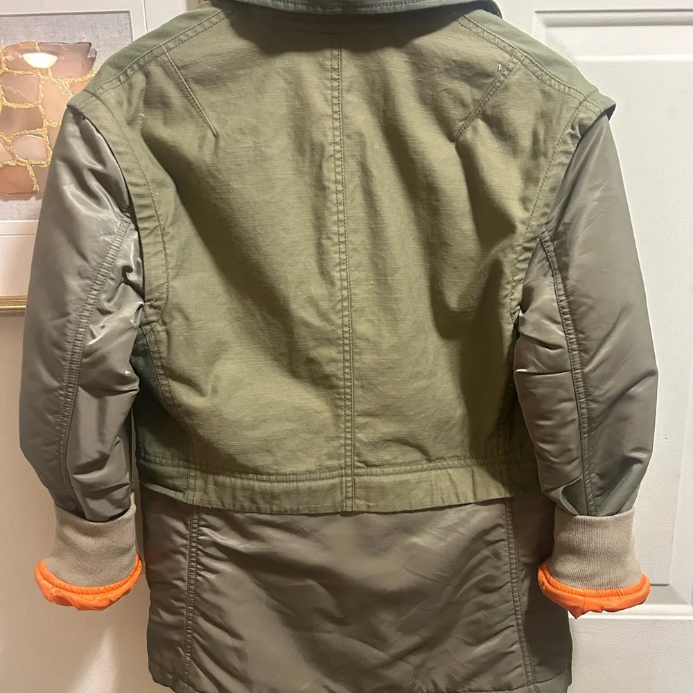 Rag & Bone Olive Modular Convertible (Vest) Field Jacket Size XS - Picture 6 of 10